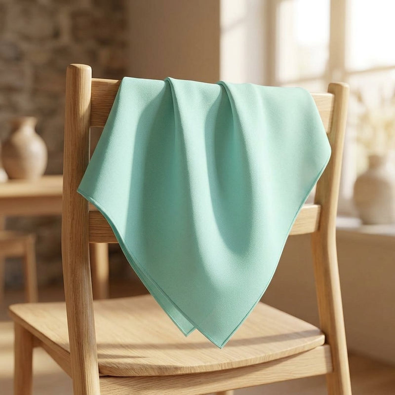 Silk Miętowy – apaszka chusta z tej tkaniny