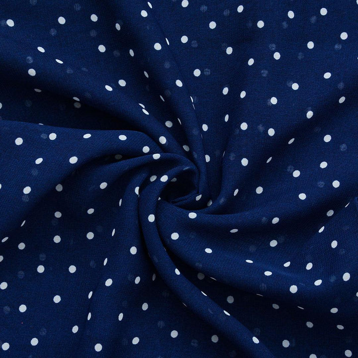 Szyfon Drukowany Kropki Groszki - Textil World