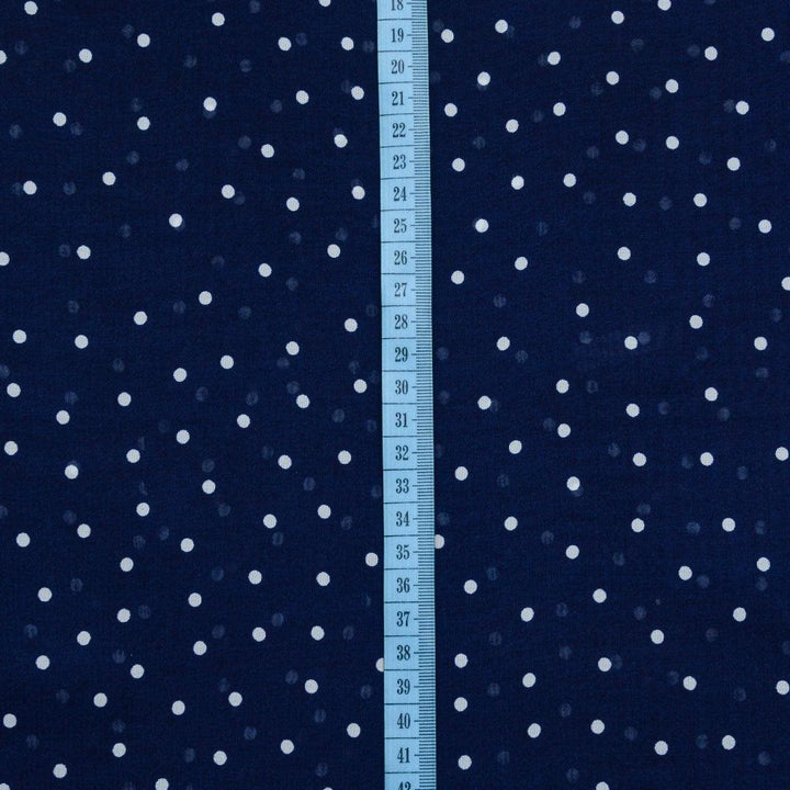 Szyfon Drukowany Kropki Groszki - Textil World