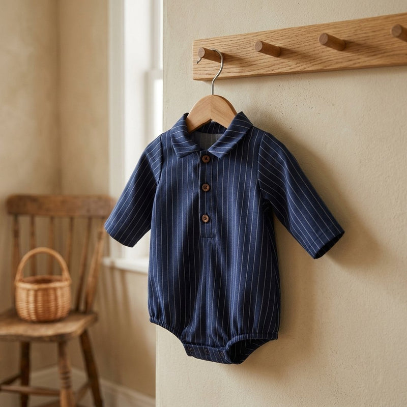 Tencel Paski Royal – ubranko dziecięce z tej tkaniny