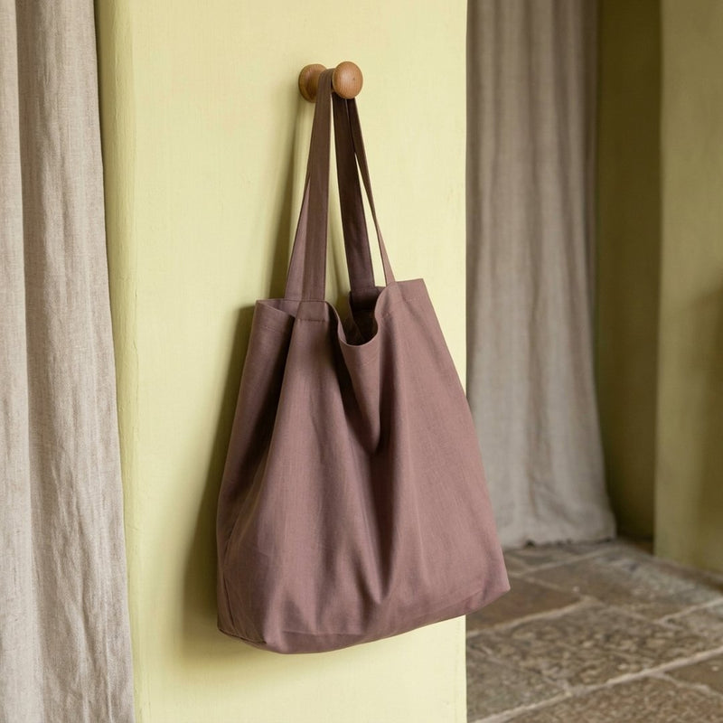 Tencel Pianka Pudrowy Róż – torba na zakupy z tej tkaniny