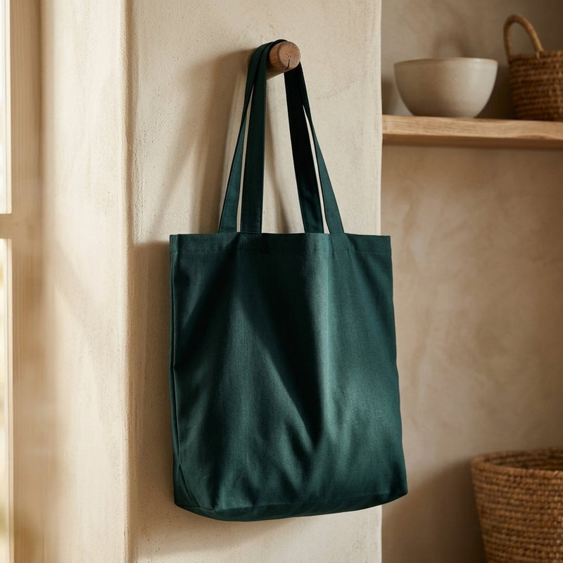 Tencel Pianka Butelkowa Zieleń – torba na zakupy z tej tkaniny