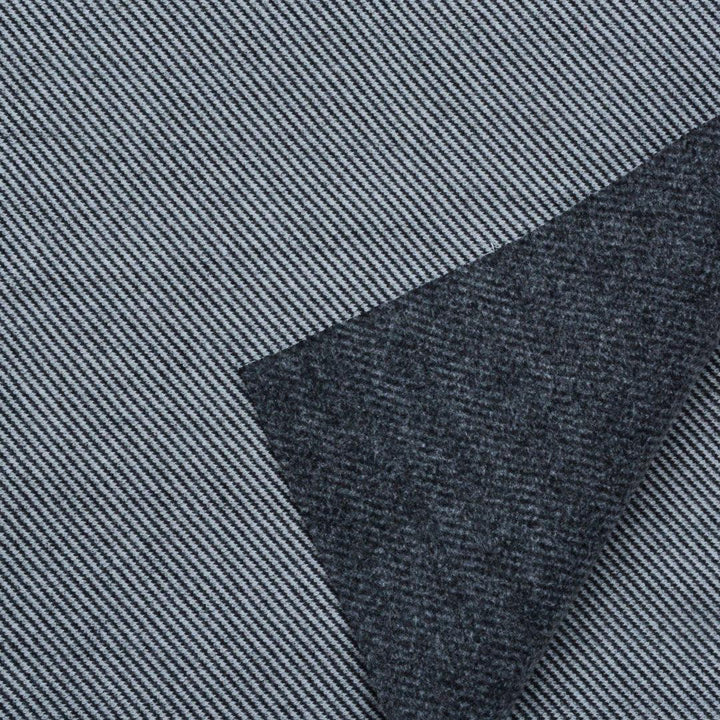 Wełna Diagonal Szary Melanż - Textil World