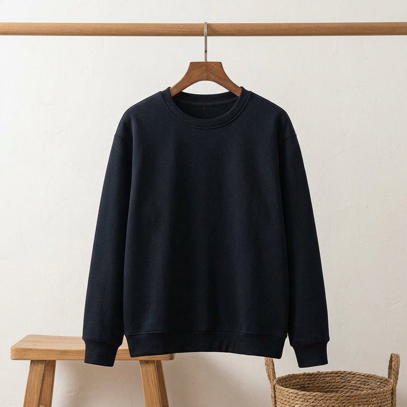 Wełna Lycra Granatowa – bluza dresowa z tej tkaniny