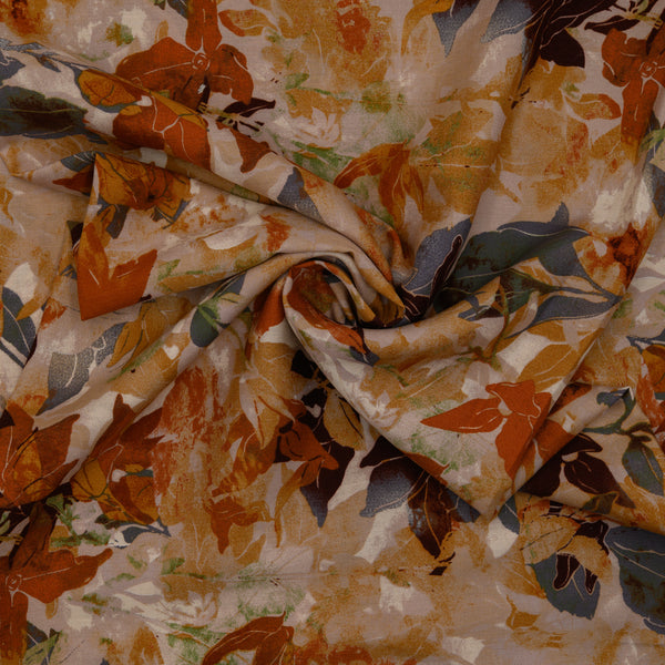 Wiskoza Drukowana Jesienne Zauroczenie - Textil World