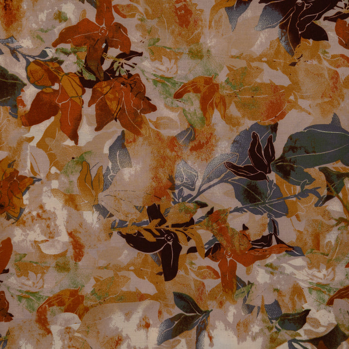 Wiskoza Drukowana Jesienne Zauroczenie - Textil World