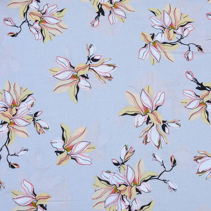 Wiskoza Drukowana Letnie Kwiaty - Textil World