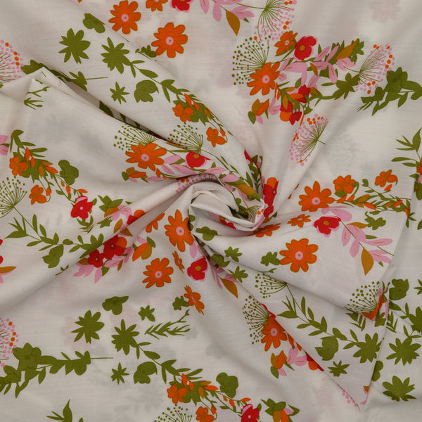 Wiskoza Drukowana Meadow Breeze - Textil World