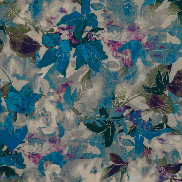 Wiskoza Drukowana Mglista Akwarela - Textil World