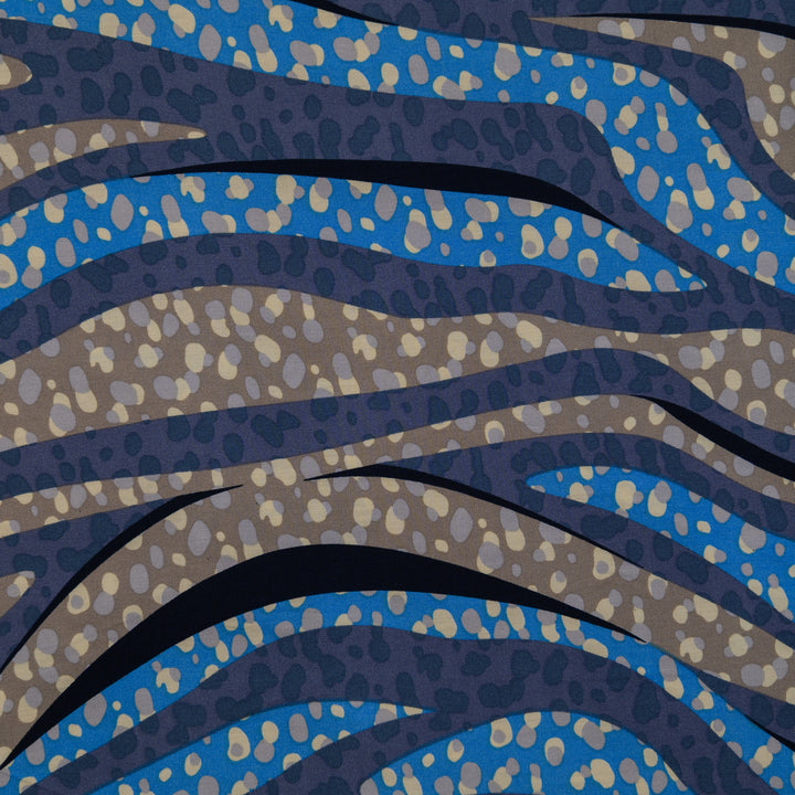 Wiskoza Drukowana Ocean Waves - Textil World
