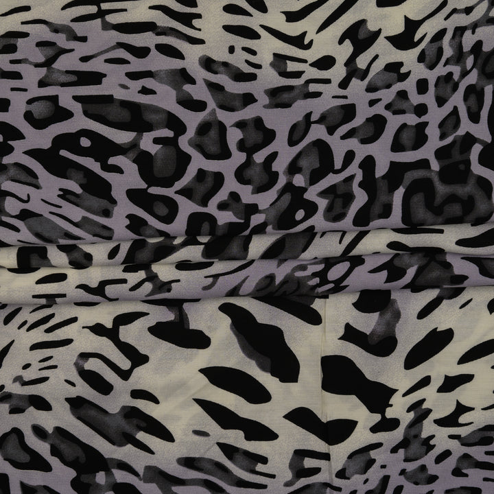 Wiskoza Drukowana Pantera Monochromatyczna - Textil World