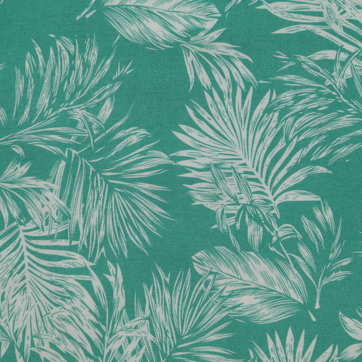 Wiskoza Drukowana Turkusowe Tropiki - Textil World