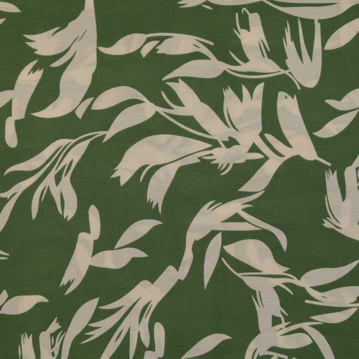 Wiskoza Drukowana Verde Silhouette - Textil World