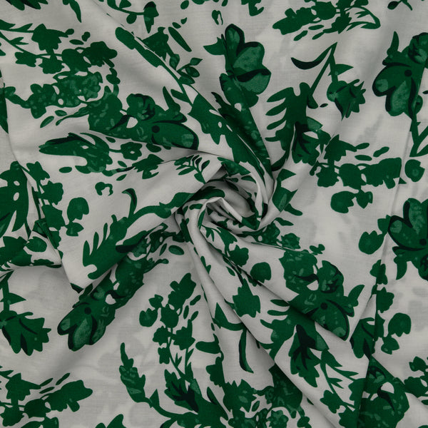 Wiskoza Drukowana Zieleń Tropikalna - Textil World