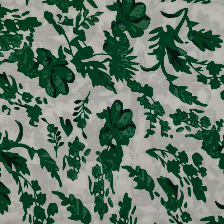 Wiskoza Drukowana Zieleń Tropikalna - Textil World