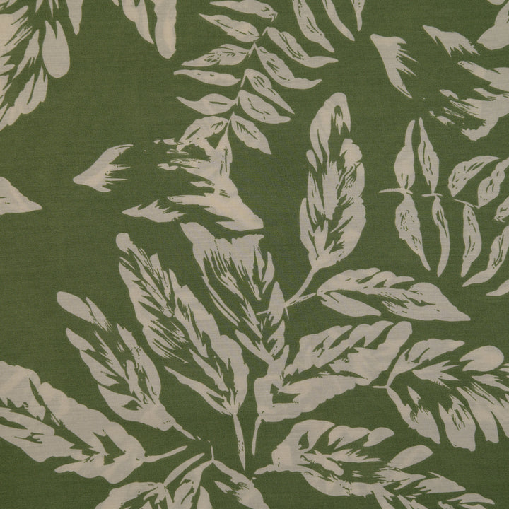 Wiskoza Drukowana Zielona Dżungla Retro - Textil World