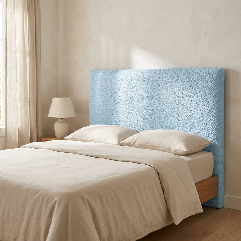 Żakard Baby Blue – zagłówek łóżka z tej tkaniny