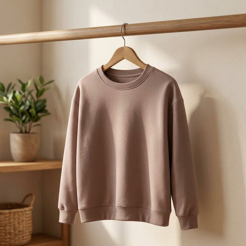 Zamsz Dresówka Jasny Róż – bluza dresowa z tej tkaniny