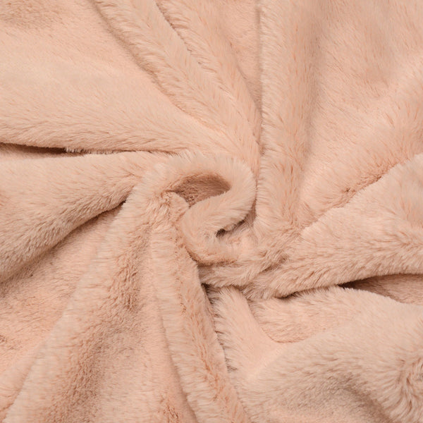 Sztuczne Futro Pudrowy Róż - Textil World