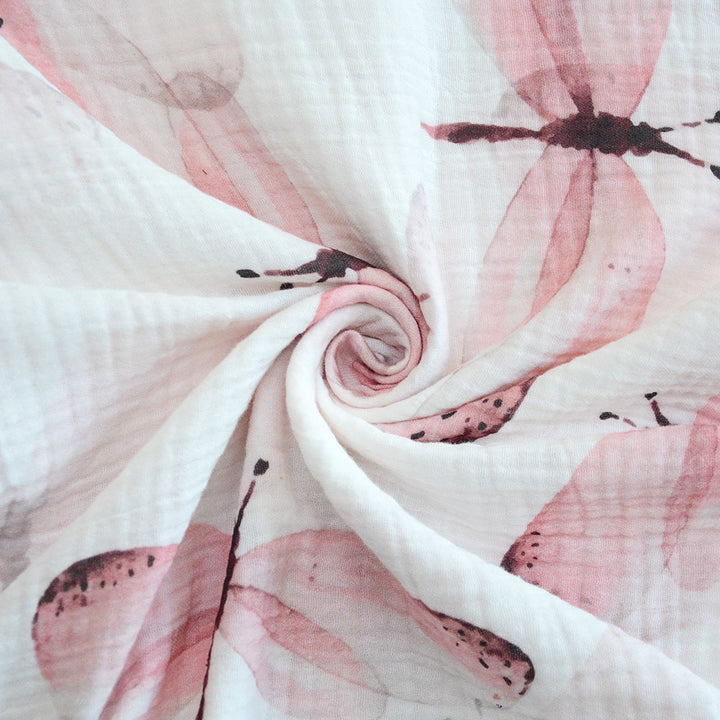 Muślin Drukowany Miękkie Motyle - Textil World