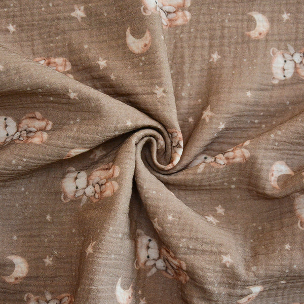 Muślin Drukowany Słodka Noc - Textil World