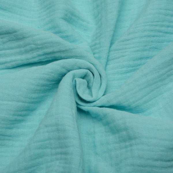 Muślin Bawełniany Aqua - Textil World