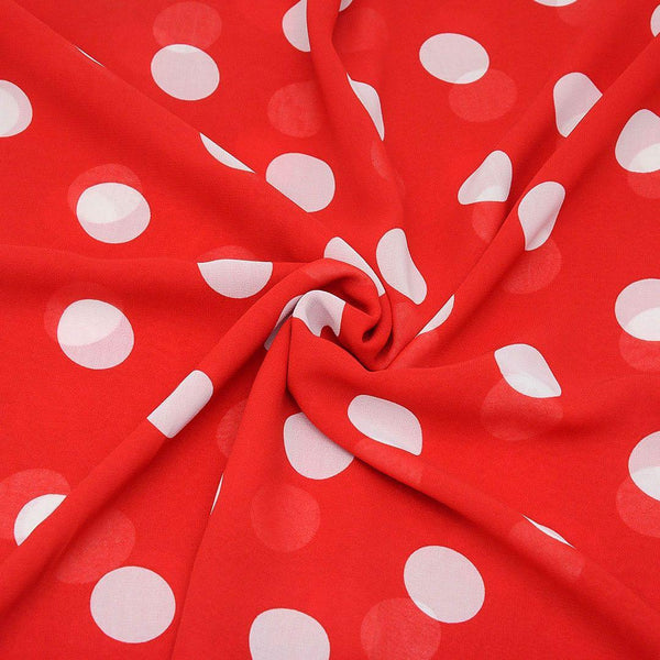 Szyfon Drukowany Groszki - Textil World