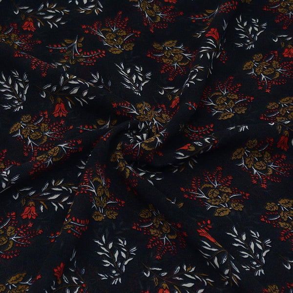 Szyfon Drukowany Kwiaty - Textil World