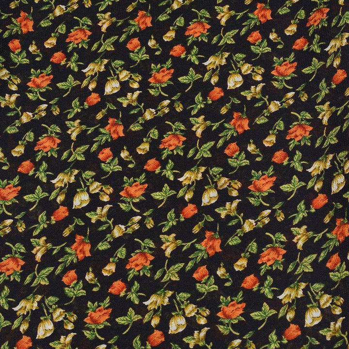 Szyfon Drukowany Drobne Kwiaty - Textil World