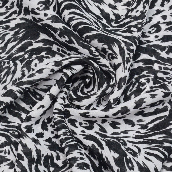 Szyfon Drukowany Zebra - Textil World