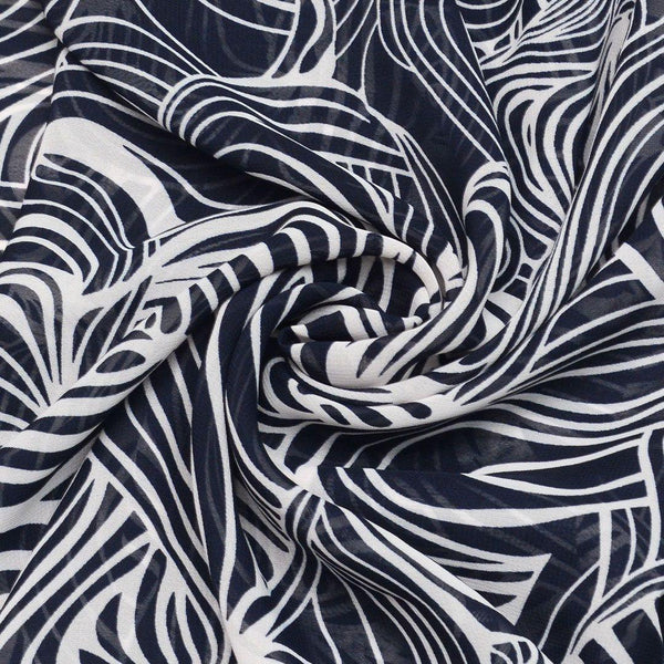 Szyfon Drukowany Abstrakcja - Textil World