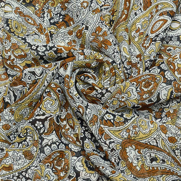Szyfon Drukowany Wzory Orientalne - Textil World
