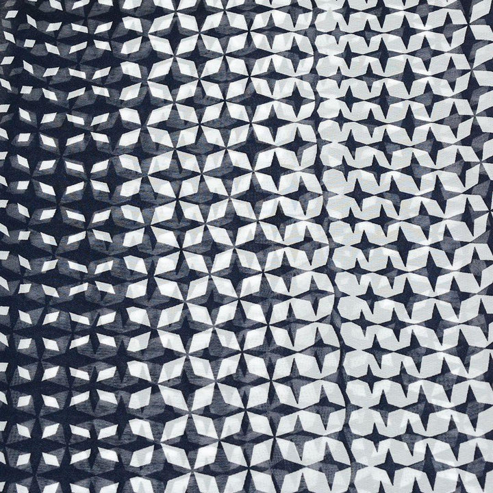 Szyfon Drukowany Wzory Geometryczne - Textil World