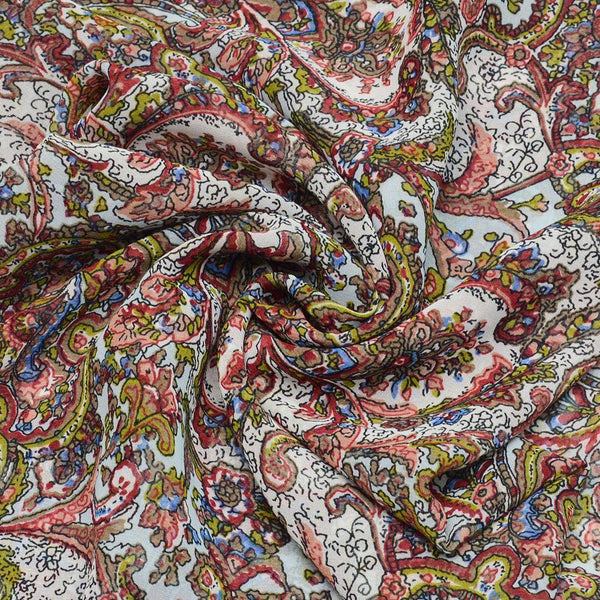 Szyfon Drukowany Kolorowe Wzory - Textil World