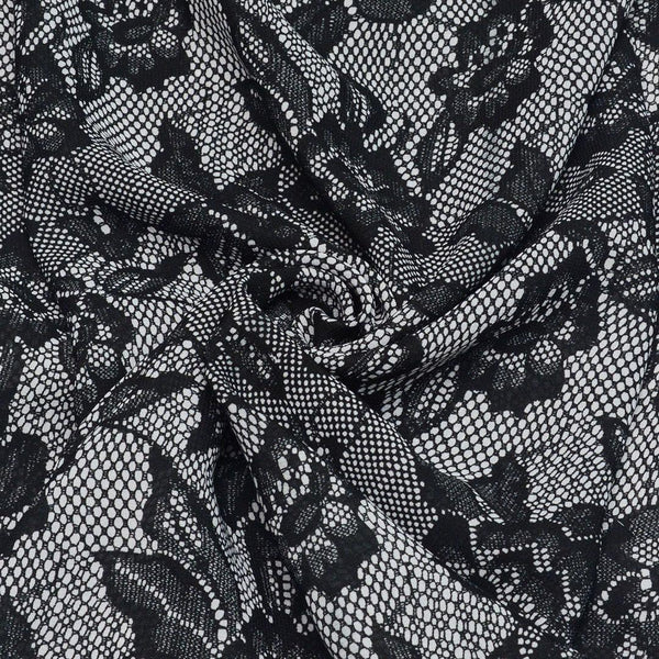 Szyfon Drukowany Kwiaty - Textil World