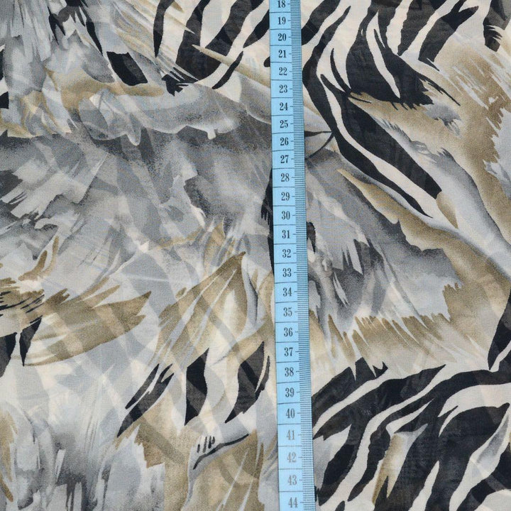 Szyfon Drukowany Zebra - Textil World