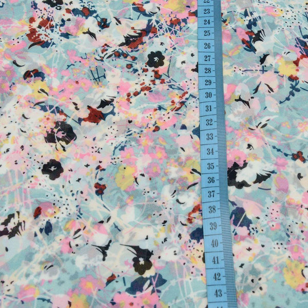 Szyfon Drukowany Kwiatki - Textil World
