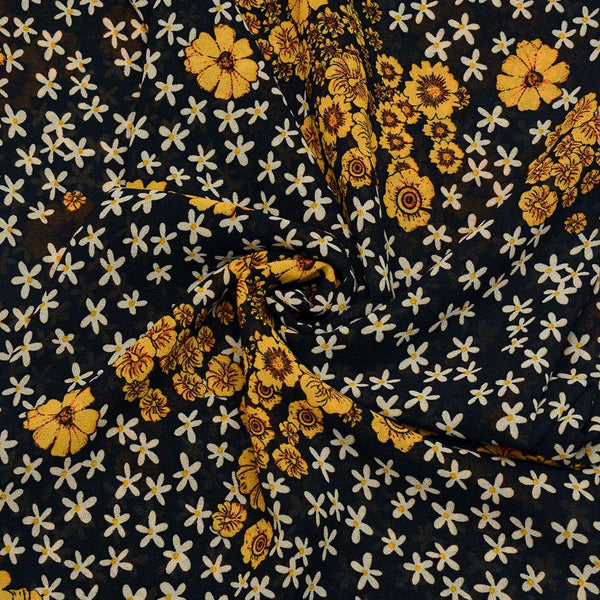 Szyfon Drukowany Kwiaty - Textil World