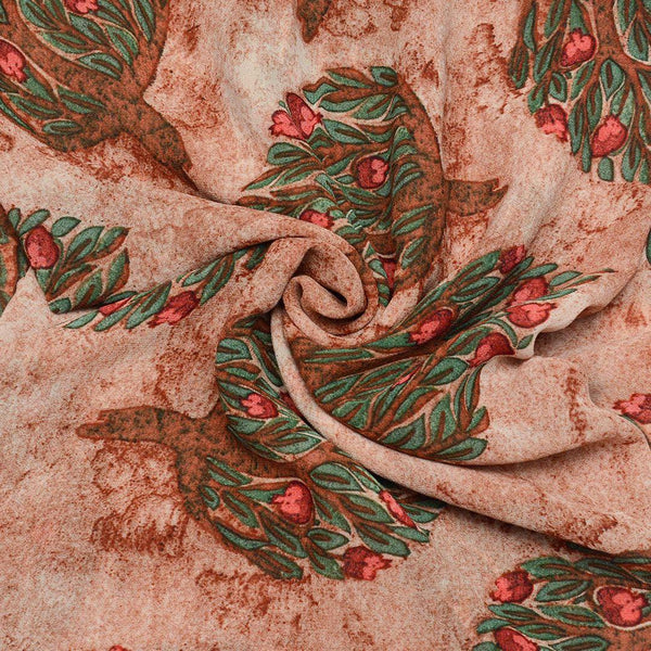 Szyfon Drukowany Drzewo - Textil World