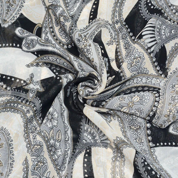 Szyfon Drukowany Wzory Orientalne - Textil World