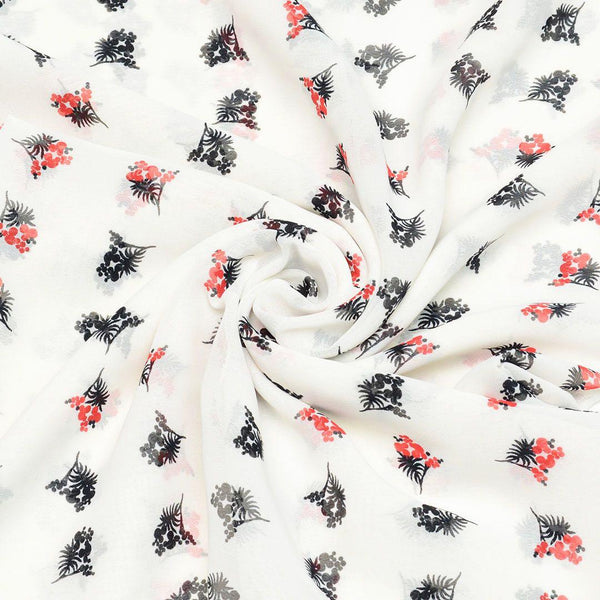 Szyfon Drukowany Kwiaty - Textil World