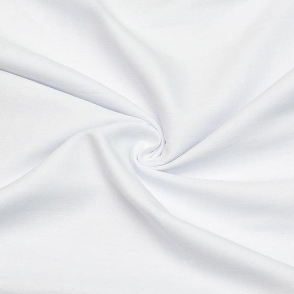 Batyst Gładki Biały - Textil World