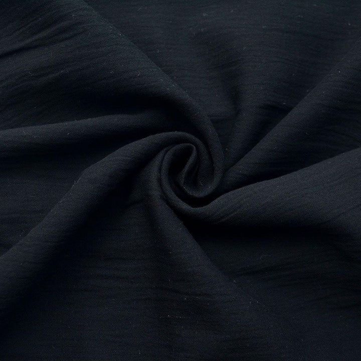 Batyst Kreszowany Czarny - Textil World