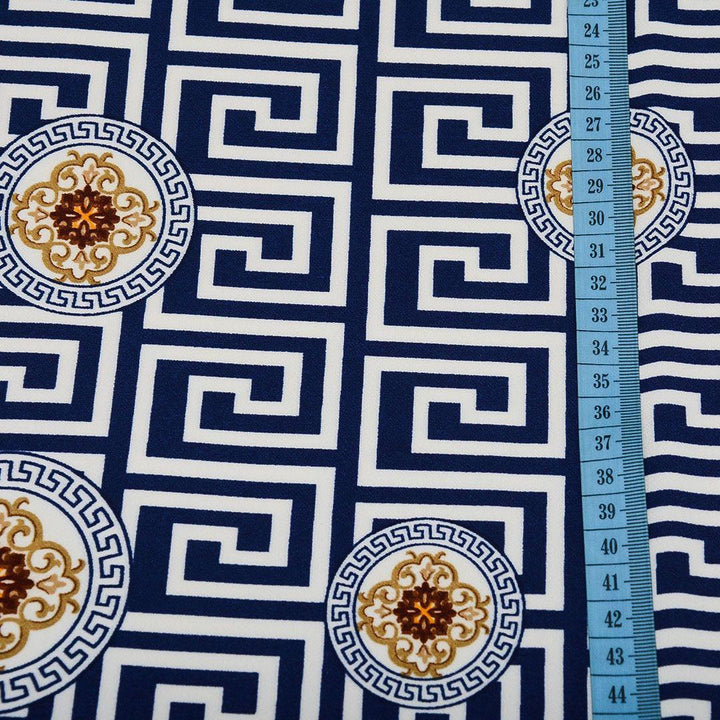 Marchiano Drukowany Wzory Geometryczne - Textil World