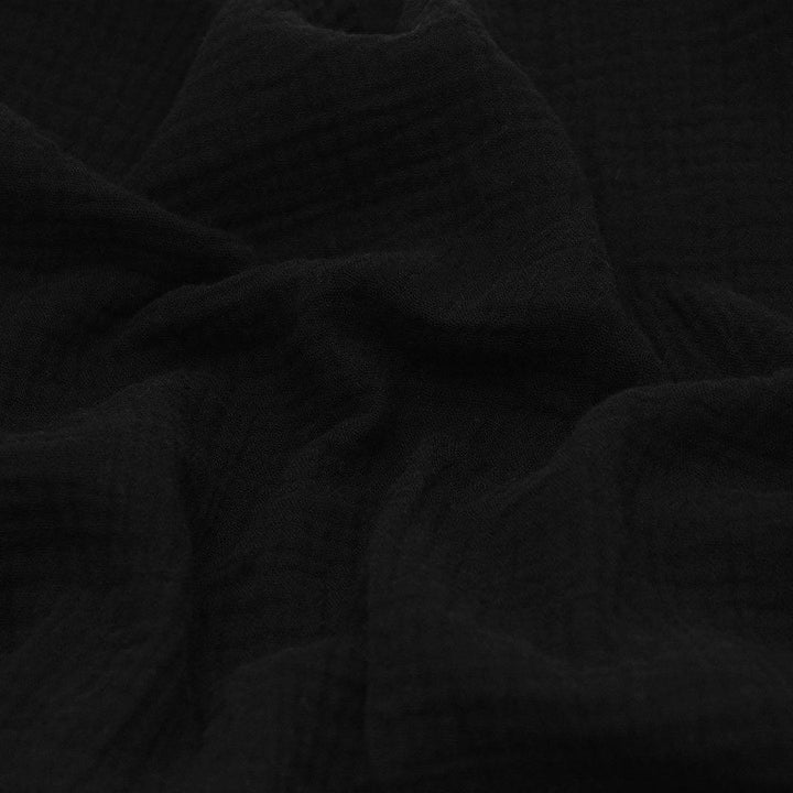 Muślin Bawełniany Czarny - Textil World