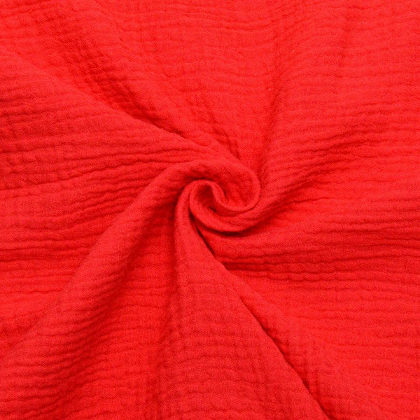 Muślin Bawełniany Czerwony - Textil World