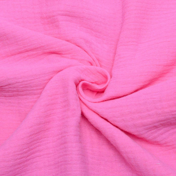 Muślin Bawełniany Różowy - Textil World