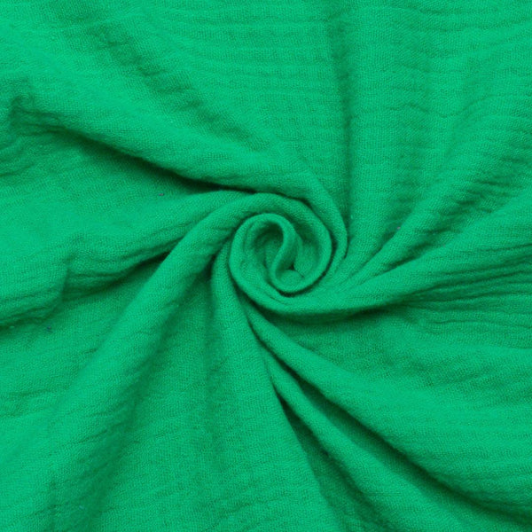Muślin Bawełniany Zielony Kolor Gucci - Textil World