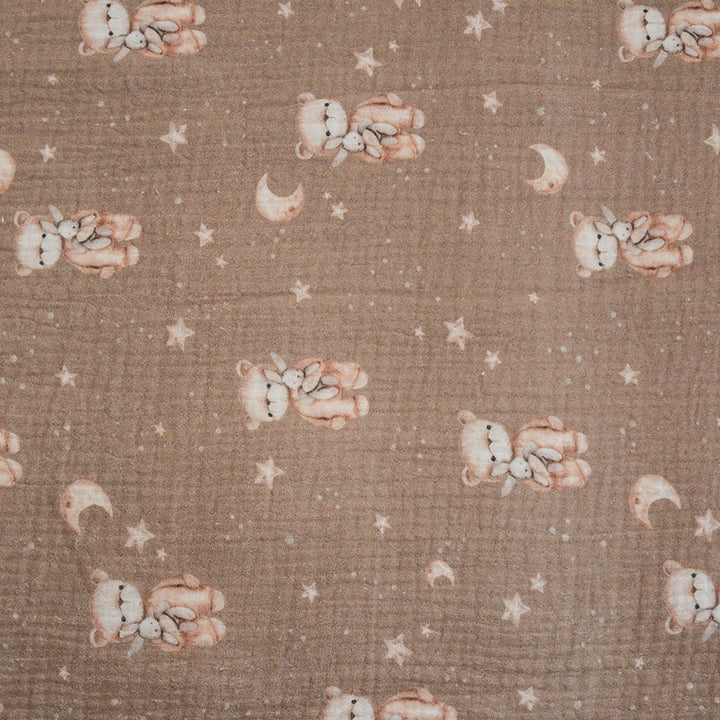 Muślin Drukowany Słodka Noc - Textil World