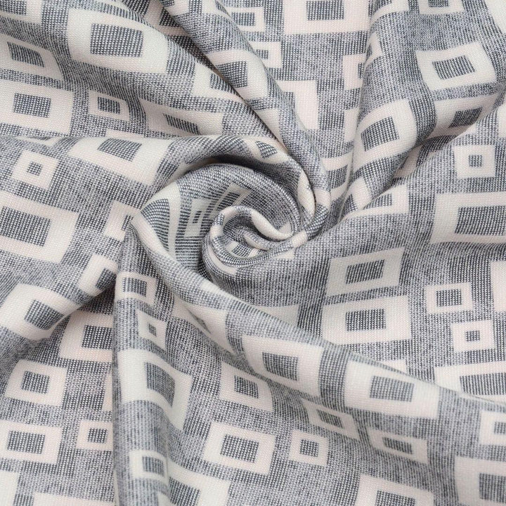 Nylon Punto Drukowany Wzory Geometryczne - Textil World